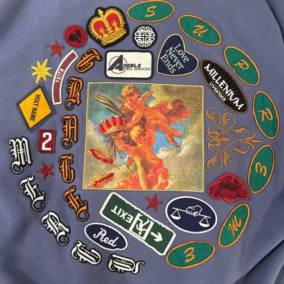 SUPREME PATCHES SPIRAL HOODED SWEATSHIRT - Picture 8 of 15